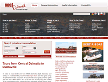 Tablet Screenshot of meetdubrovnik.com